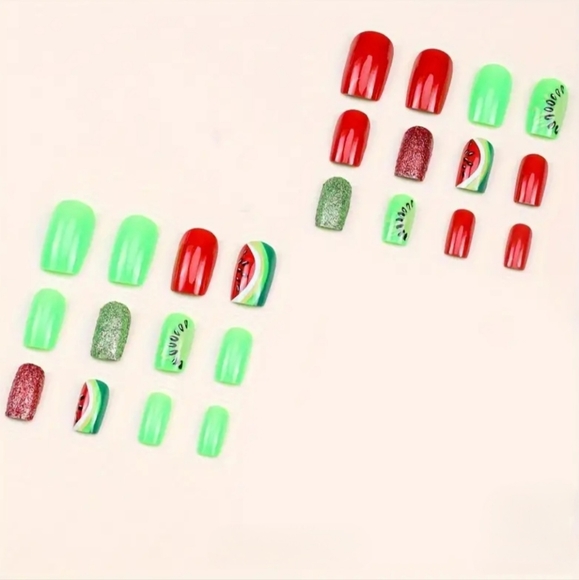 🎉HP🎉 watermelon press on nails - Picture 2 of 4